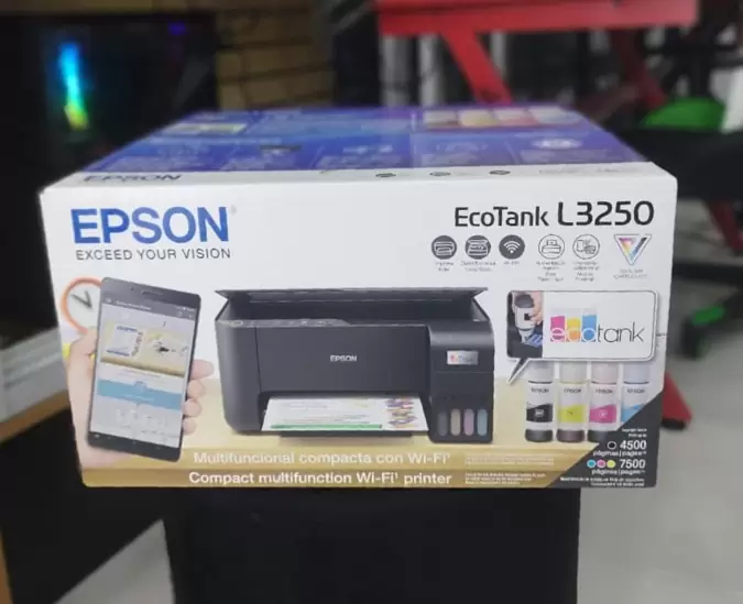 RD$12,900 Impresora Epson Eco Tank L3250 (Wifi)  Súper Oferta especial  $12,900